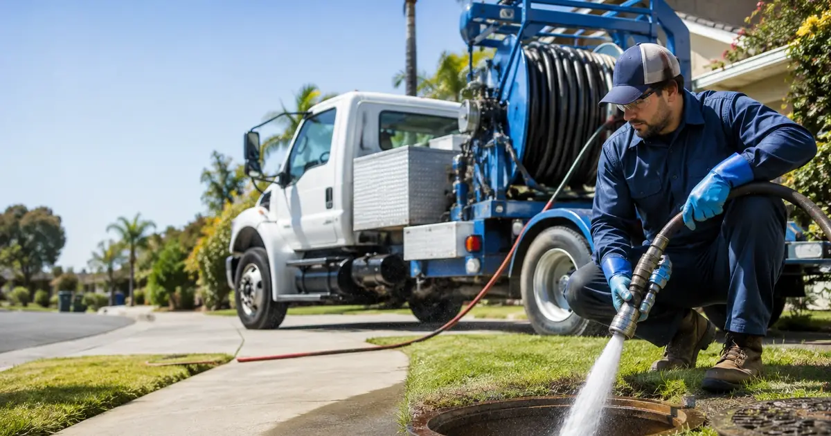 Hydro jet sewer cleaning Ahwahnee