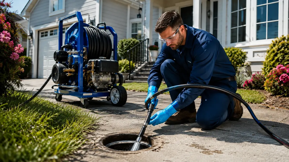 Residential Hydro Jet Drain Cleaning in Ahwahnee