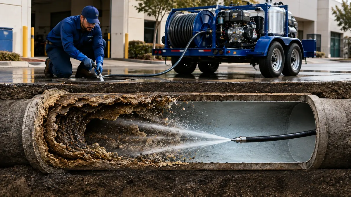 Sewer Pipe Descaling in Ahwahnee